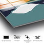 Wallity Cuadro Decorativo de Vidrio Templado Multicolor 45 x 65 cm